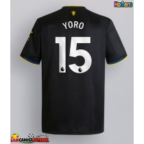 Camisa de Futebol Manchester United Leny Yoro #15 Equipamento Alternativo 2025-26 Manga Curta
